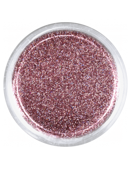 Brokat drobny nr 004 - różowy, metaliczny