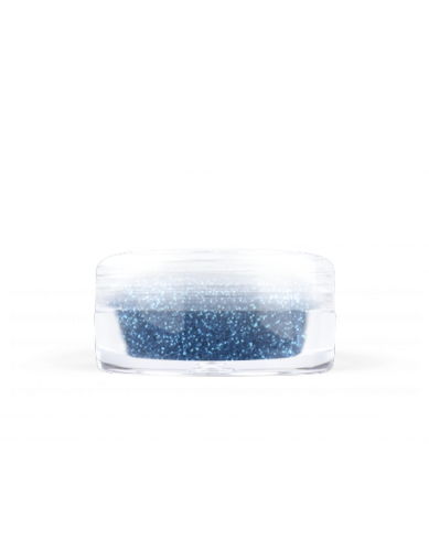 Brokat drobny nr 004 - ciemno niebieski