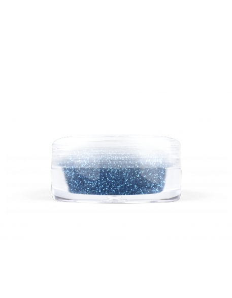 Brokat drobny nr 004 - ciemno niebieski