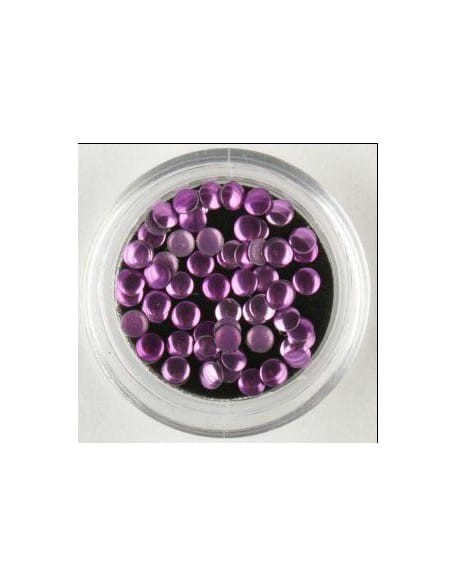 Ćwieki - metalowe cekiny - fioletowe - 70szt