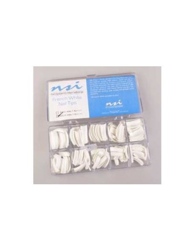 Tipsy NSI French White Nail Tips 300szt.