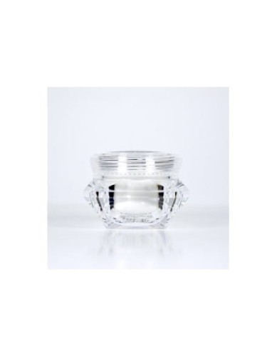 Puder do masy akrylowej Christrio Deluxe Acrylic Polymer French White (pudełko w kształcie diamentu) - 30g - biały