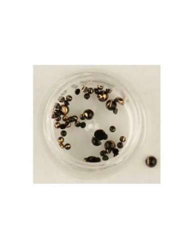 Ozdoby perłowe 50szt. - czarne perełki