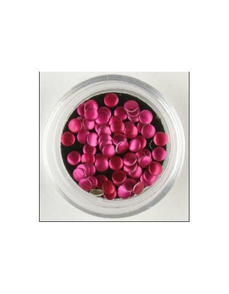 Ćwieki - metalowe cekiny - różowe - 70szt