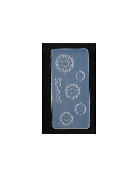 Foremki silikonowe EF 3D Nail Art Mold - kwiatki (si-003)