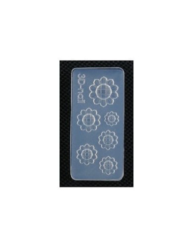 Foremki silikonowe EF 3D Nail Art Mold - słoneczniki (si-014)