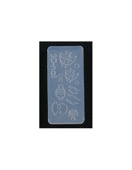 Foremki silikonowe EF 3D Nail Art Mold - rybki