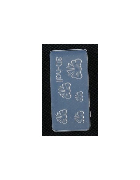 Foremki silikonowe EF 3D Nail Art Mold - kokardki (si-030)