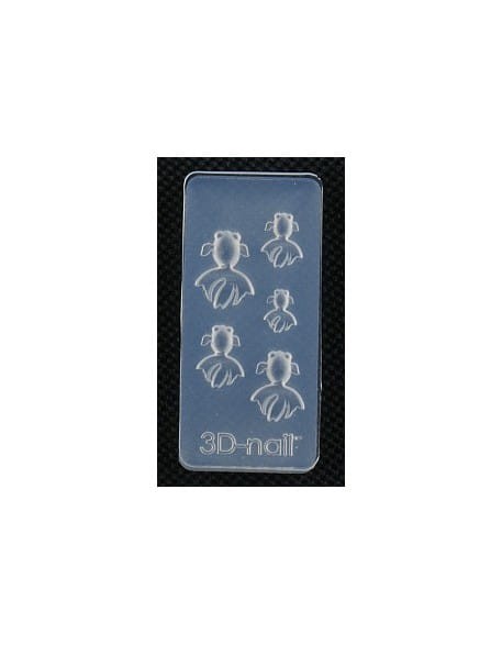 Foremki silikonowe EF 3D Nail Art Mold - rybki (si-037)