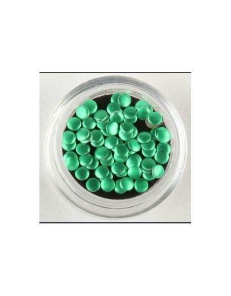 Ćwieki - metalowe cekiny - zielone - 70szt