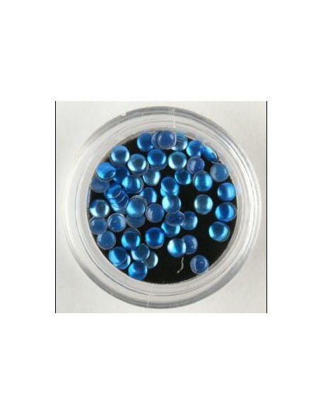 Ćwieki - metalowe cekiny - niebieskie - 70szt