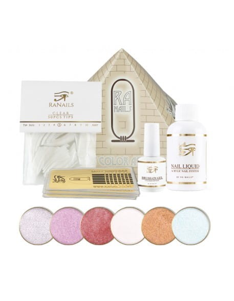 Zestaw akrylowy RaNails Lower Egypt Color Acrylic Kit