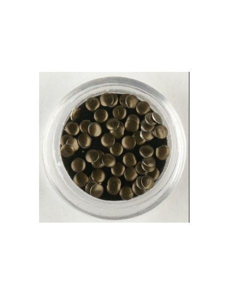 Ćwieki - metalowe cekiny - brązowe - 70szt