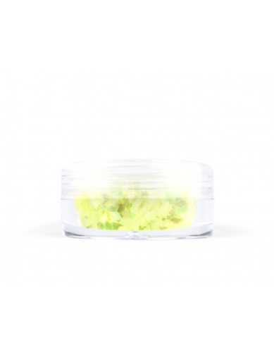 Konfetti romby - żółte, opalizujące