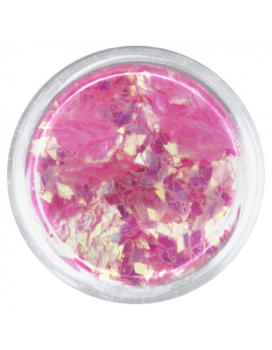 Konfetti romby - jasno różowe, opalizujące