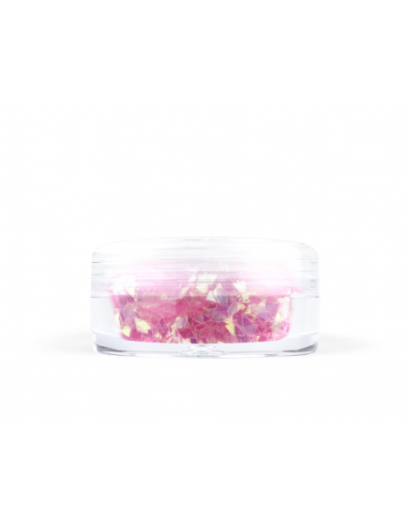 Konfetti romby - jasno różowe, opalizujące