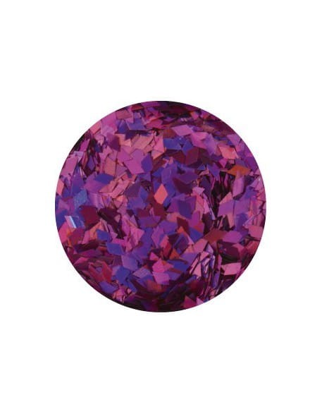Konfetti romby - purpurowe, opalizujące