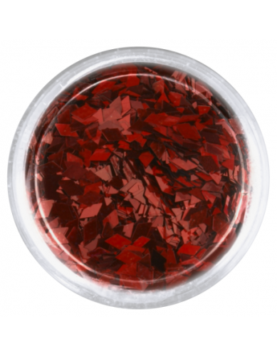 Konfetti romby - czerwone