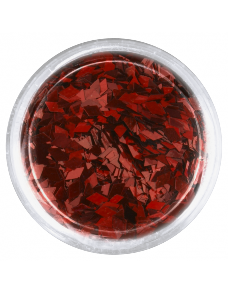 Konfetti romby - czerwone