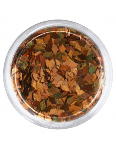 Konfetti romby - miedziane