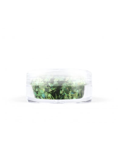 Konfetti romby - zielone