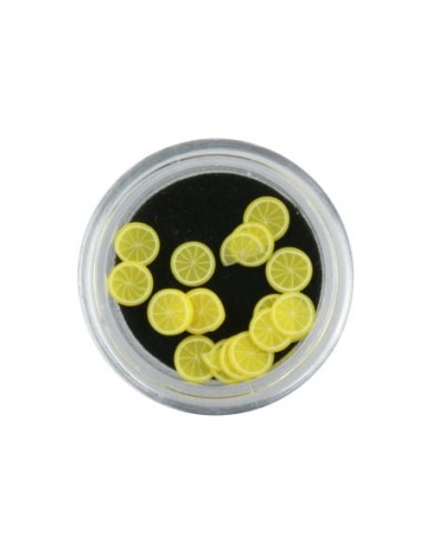Ozdoby gumowe (FIMO) 20szt - cytryny