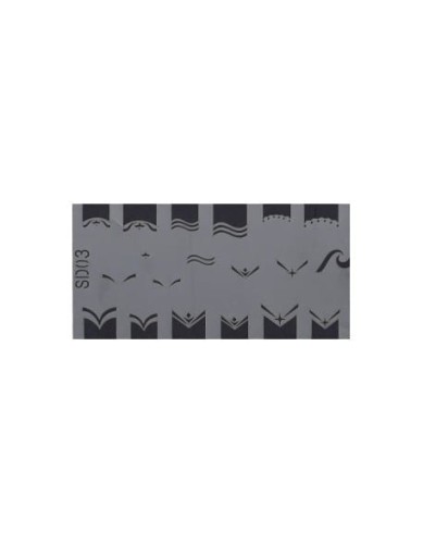 Szablon do pistoletu Airbrush Stencil SD03