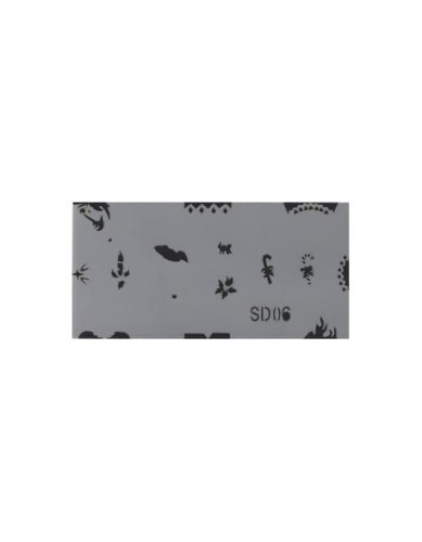 Szablon do pistoletu Airbrush Stencil SD06