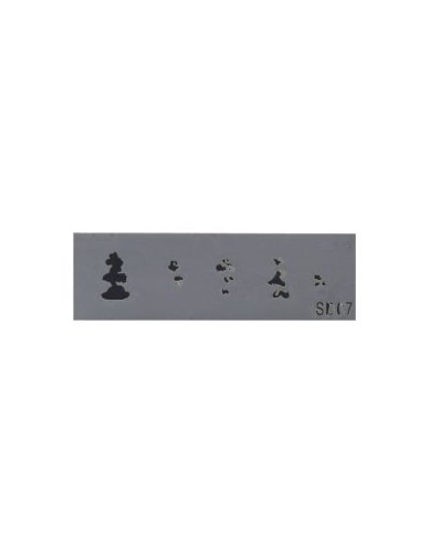 Szablon do pistoletu Airbrush Stencil SD07