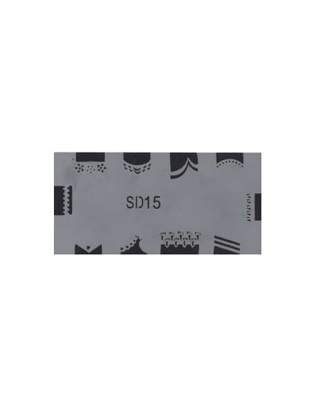 Szablon do pistoletu Airbrush Stencil SD15