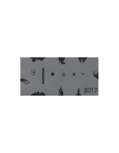 Szablon do pistoletu Airbrush Stencil SD17