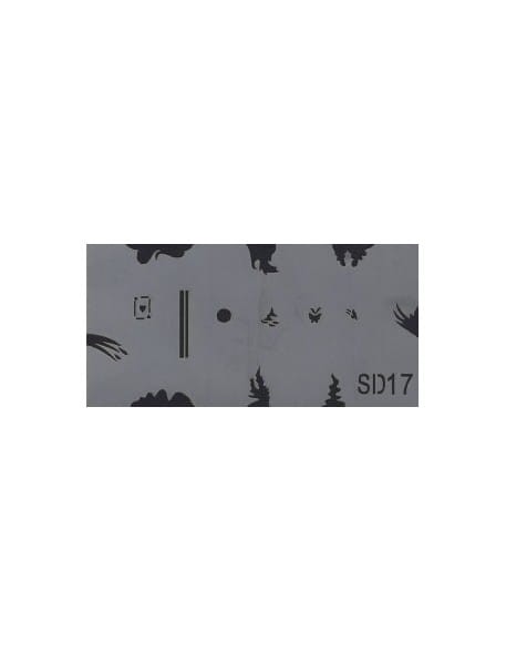 Szablon do pistoletu Airbrush Stencil SD17