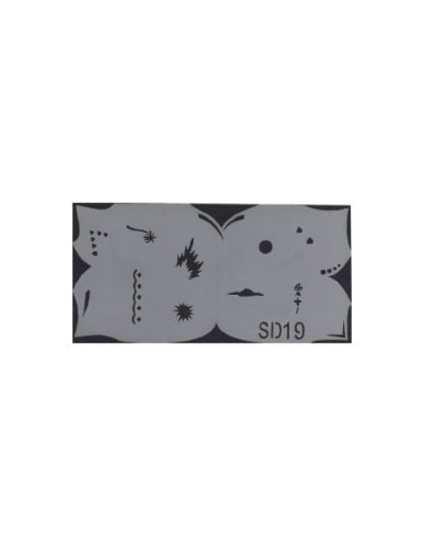 Szablon do pistoletu Airbrush Stencil SD19
