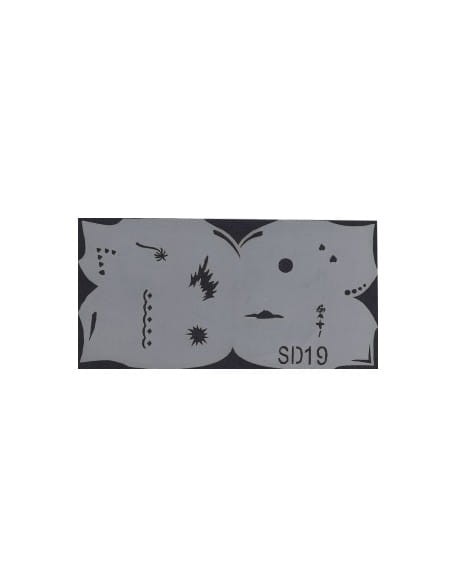 Szablon do pistoletu Airbrush Stencil SD19