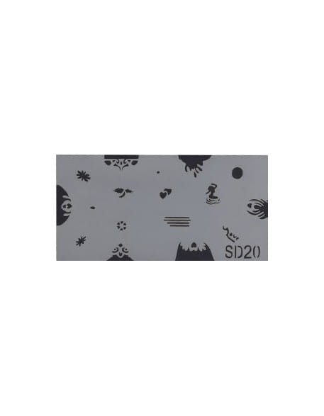 Szablon do pistoletu Airbrush Stencil SD20