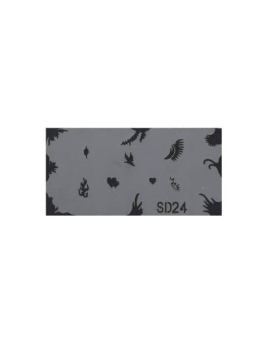 Szablon do pistoletu Airbrush Stencil SD24