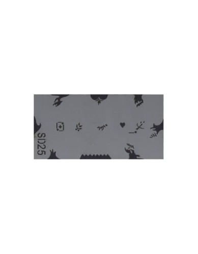 Szablon do pistoletu Airbrush Stencil SD25