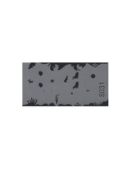 Szablon do pistoletu Airbrush Stencil SD31