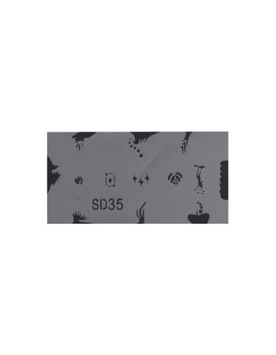 Szablon do pistoletu Airbrush Stencil SD35