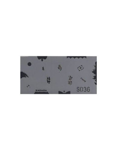 Szablon do pistoletu Airbrush Stencil SD36