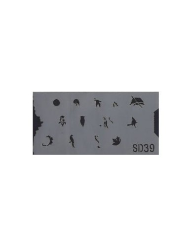 Szablon do pistoletu Airbrush Stencil SD39