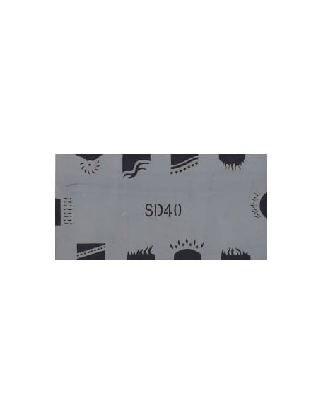 Szablon do pistoletu Airbrush Stencil SD40