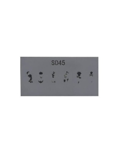 Szablon do pistoletu Airbrush Stencil SD45