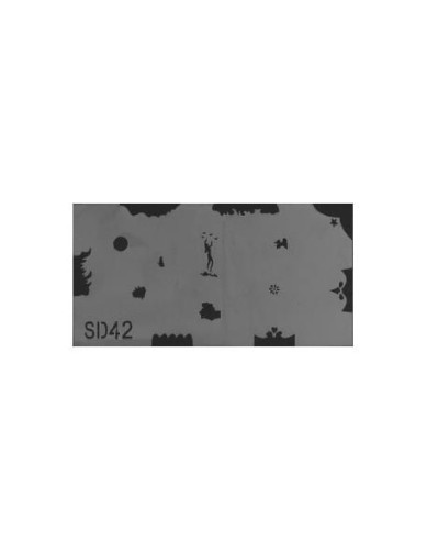 Szablon do pistoletu Airbrush Stencil SD42