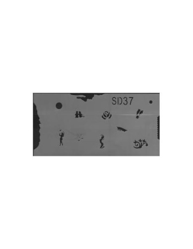 Szablon do pistoletu Airbrush Stencil SD37