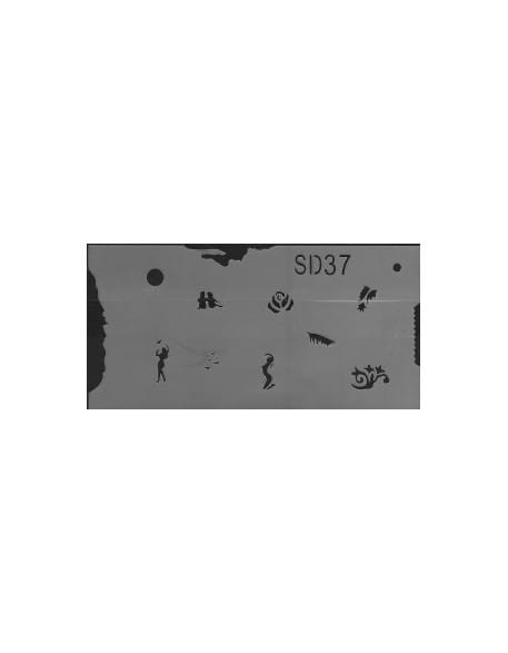 Szablon do pistoletu Airbrush Stencil SD37
