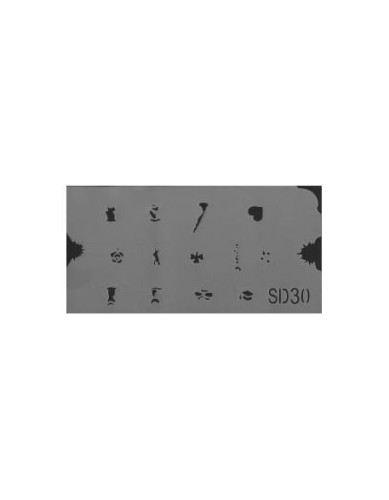 Szablon do pistoletu Airbrush Stencil SD30