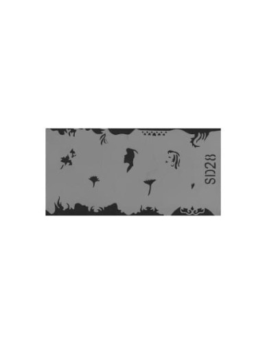 Szablon do pistoletu Airbrush Stencil SD28