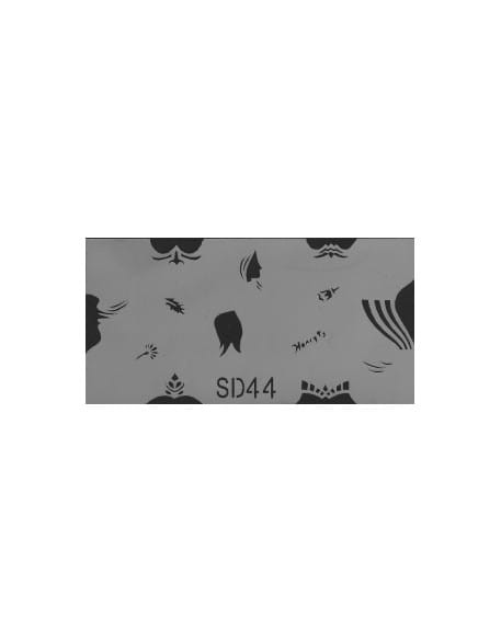 Szablon do pistoletu Airbrush Stencil SD44