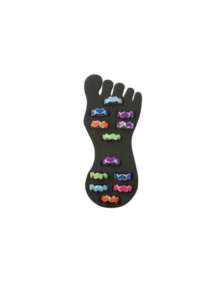 Pierścionki na stopy Toe Rings - zestaw 12szt.